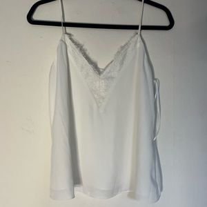 Socialite White Lace Cami